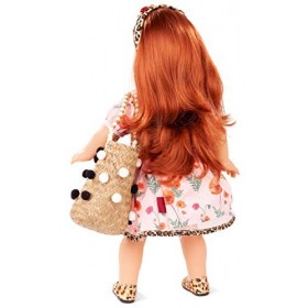 Götz 2090317 Poupée Precious Day Girls Julia Catness - Poupée de 46&nbsp;cm avec des Cheveux Roux et des Yeux dormeurs Bruns dans 