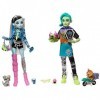 Monster High Coffee Break Frankie Stein & Deuce Gorgon Ensemble de poupées