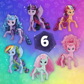 My Little Pony Amis Arc-en-Ciel, Coffret de 6&nbsp;poneys de 14&nbsp;cm, Jouets pour Filles et garçons, Jouets de Licorne