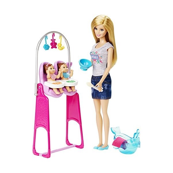 Barbie - Ckj22 - Poupée Mannequin - Baby Sitter