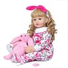 SHHYD Reobrn Bambin Poupées Élégante Princesse Fille 60CM Silicone Bebe Renaître Vivant Poupées Brinquedos Enfant Jouets Cade