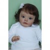 iCradle Corps en tissu lesté de 61 cm pour poupée Reborn en vinyle doux aspect réaliste nouveau-né fille Reborn tout-petits