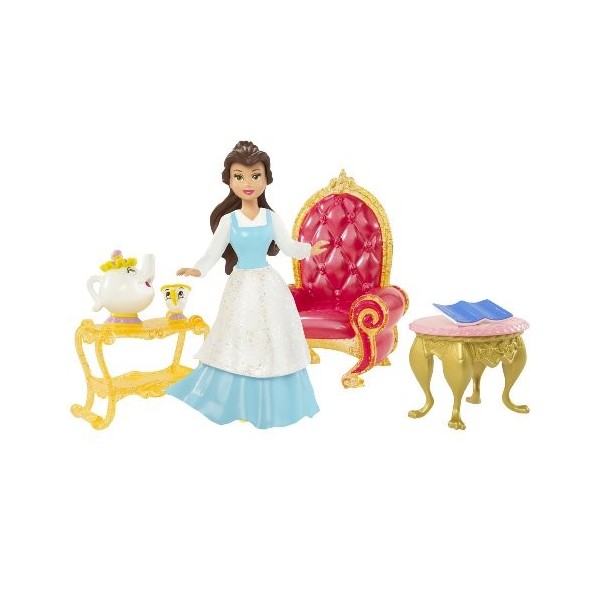 Disney Princesses - R4890 - Poupée - Disney Mini Belle et Mobilier