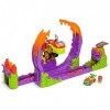 T-Racers Dragon Loop - Boucle de Dragon, Pilote et Voiture Exclusif, Piste de Voiture Jouet