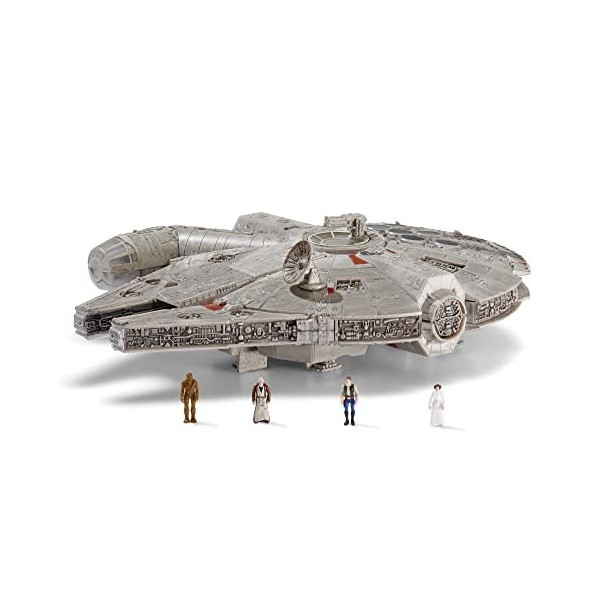 Star Wars Micro Galaxy Squadron Feature véhicule avec Figurines Millennium Falcon 22 cm
