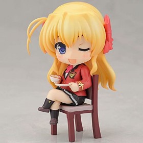 JJRPPFF Version Q Poupée Sendou Erikamodel, lhéroïne dans Red Promise, Yeux Bleus, Posture Debout, Mesure 3,9 Pouces de Haut