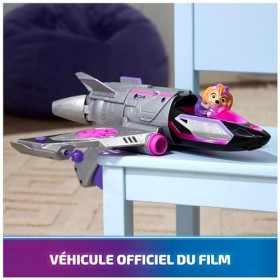 Paw Patrol Pat Patrouille LA Super Patrouille Le Film - Véhicule Deluxe Stella La Pat Patrouille The Mighty Movie - Voiture F