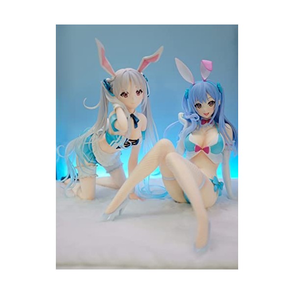 RoMuka Ecchi Figure -Aqua Blue＆Kozuki Erina- 1/4 Anime Figure Vêtements Amovible Statue Jouet Modèle Collection Hentai Poupée