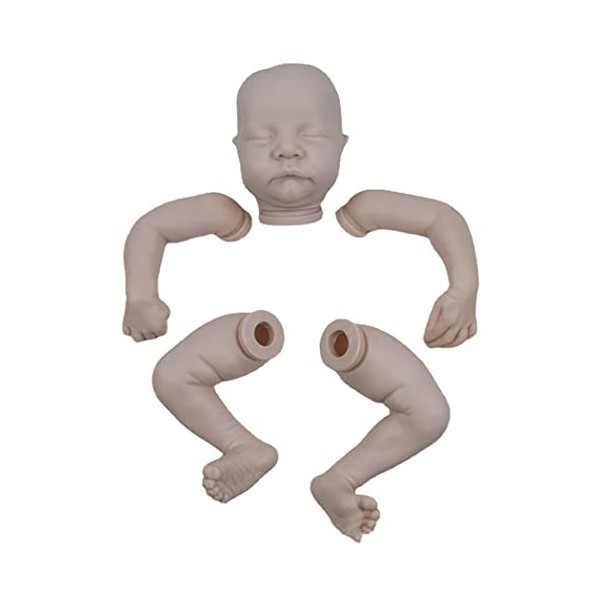 YNB 19 Pouces Réaliste Bébé-Poupée Modèle Vinyle Souple Reborn Poupée Kit Simulation Bébé Soins Infirmiers Formation Poupée M