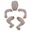 YNB 19 Pouces Réaliste Bébé-Poupée Modèle Vinyle Souple Reborn Poupée Kit Simulation Bébé Soins Infirmiers Formation Poupée M