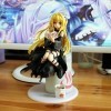 BOANUT Poupée Anime - Golden Shadow - Ecchi Figure Anime Figure Jaune Cheveux Longs Anime Girl Figure Assise, Boîte Exquise S