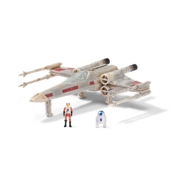 Star Wars Micro Galaxy Squadron Starfighter Class Luke Skywalker X-Wing – Véhicule de 12,7 cm avec Micro Figurines Luke Skywa