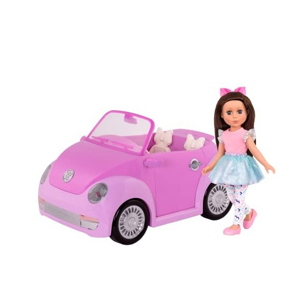 Glitter Girls- GG Purple Convertible Car & Candice Doll, GG51118C1Z