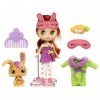 Littlest Pet Shop - 32379 - Poupée et Mini-Poupée - Blythe et Son Petshop - Soirée Pyjama : Lapin