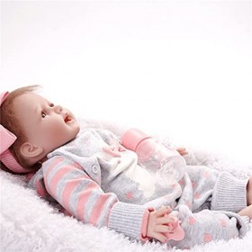 Poupée Reborn – Poupée nouveau-né Cant Speak de 55,9 cm – Donnez aux enfants un souvenir inoubliable