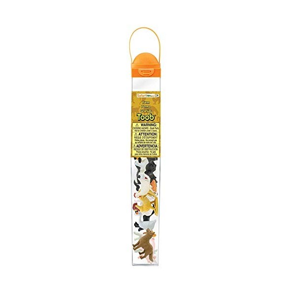 Safari Ltd - 695204 -Tube de Figurines Animaux de la Ferme