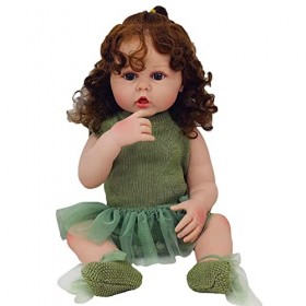 woyufen Poupées réalistes pour Nouveau-nés - Kit de poupées Nouveau-né à laspect réaliste - Reborn Babies Full Silicone Body