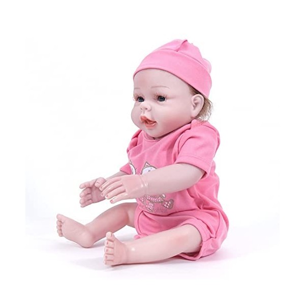 Poupées Reborn Girls - Poupées en silicone pour bébé fille - 55,9 cm