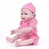 Poupées Reborn Girls - Poupées en silicone pour bébé fille - 55,9 cm