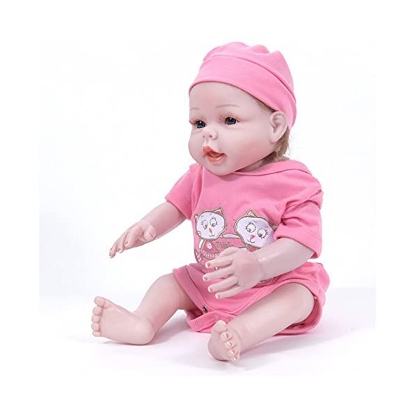 Poupées Reborn Girls - Poupées en silicone pour bébé fille - 55,9 cm