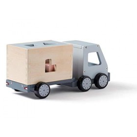 Kids Concept- Camión Encaje formas y Colores Voitures et camions Véhicules de Jouet Unisexe, 1000428, Multicolore