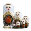 VONGAZ Poupée Russe Poupées Gigogne Poupee Russes 7 Pièces Exquise Traditionnelle Russe Matryoshka Poupée Gigognes Artisanat 