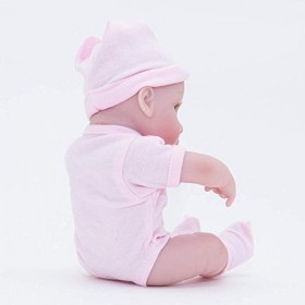 Reborn Baby Dolls, Simulation Reborn Baby Doll 28cm Fille Réaliste Doux Silicone Enfant Jouet Cadeau, Poupées Nourrissantes