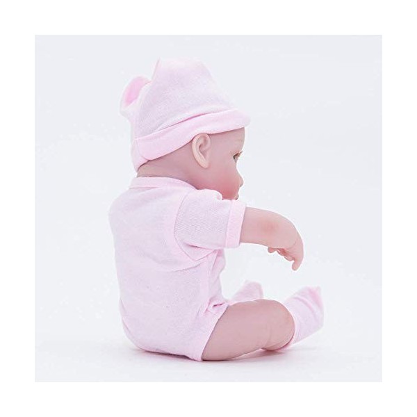 Reborn Baby Dolls, Simulation Reborn Baby Doll 28cm Fille Réaliste Doux Silicone Enfant Jouet Cadeau, Poupées Nourrissantes