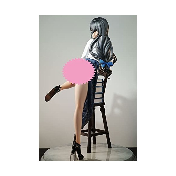 IMMANANT Bungaku Shoujo 1/7 Figurine Complète Chiffre danime Figurine Ecchi Jolie Fille Vêtements Amovibles Statue de Person