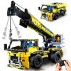 HOGOKIDS Jouets de Construction de Camion télécommandé, 401 pièces 2-en-1 Modèle de véhicule Technique dingénierie STIM pour