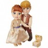 Reine des Neiges Disney 2 Coffret Poupées Anna et Kristoff 38 cm, La Demande en Mariage, Inclus Une Bague de fiançailles avec