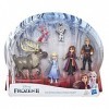 Disney Frozen Adventure Collection, 5 Small Dolls from Frozen 2, Anna, Elsa, Kristoff, Sven, Olaf, & Gale Accessory