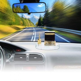 3 Pièces Cristal Musulman Doré Kaaba Modèle Islamique Musulman Cristal Doré Caaba Tour de Lhorloge Modèle Miniature Pièce Ma