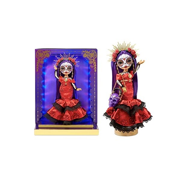 RAINBOW HIGH 585886EUCX4 2022 Celebration Édition Día De Los Muertos - Maria Garcia - Poupée Collector 28 cm avec Peinture 