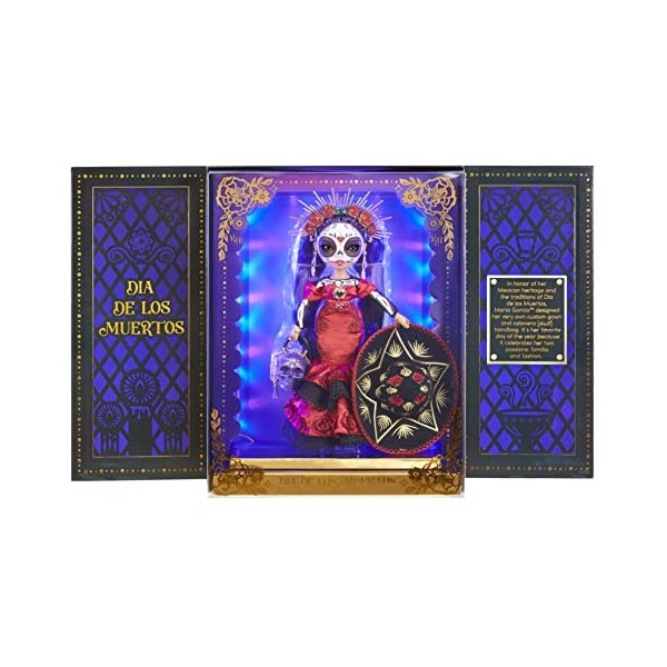 RAINBOW HIGH 585886EUCX4 2022 Celebration Édition Día De Los Muertos - Maria Garcia - Poupée Collector 28 cm avec Peinture 