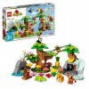 LEGO 10973 Duplo Animaux Sauvages d’Amérique du Sud: Jouet dExploration Naturelle pour Enfants Dès 2 Ans, avec Figurines de 