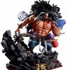 KAMFX Figurine dune Seule pièce Quatre Empereurs-Kaido Chiffre danime Figurine Dessin animé Statuette en PVC Jouet de Colle