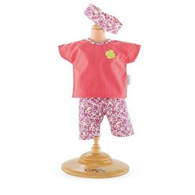 Corolle - FCB95 - Ensemble Legging 1001 Fleurs pour Poupon 42 Cm