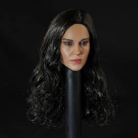 CNMHG Sculpture De Tête De Figurine Femme à Léchelle 1/6, Sculpture De Tête De Femme Exquise Européenne Et Américaine, D-004