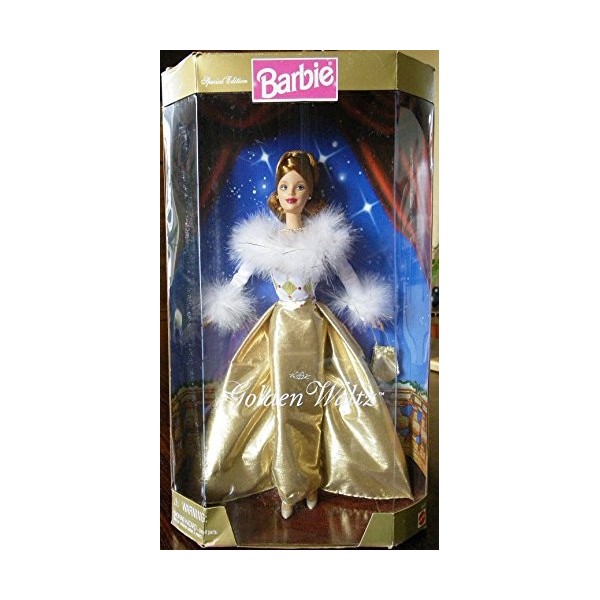 MATTEL BARBIE GOLDEN WALTZ robe dorée et haut arlequin - collection VALSE DE VENISE