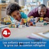 LEGO 60391 City Les Camions de Chantier et la Grue à Boule de Démolition, Jouet de Construction avec Pelleteuse, Benne et Eng