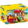 Playmobil - Arche de Noé Transportable - 6765 & Autocar de Voyage - 6773