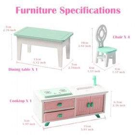 Vêtements de poupée, meubles de maison de poupée, accessoires de maison de poupée miniature, pour poupées de 15,2 à 17,8 cm, 