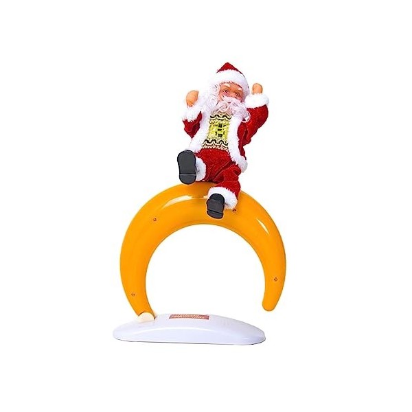 Abaodam 3 Pièces Jouet pour Enfants Décor Musical Poupée Ensembles De Jeu Père Noël Miniature Jouets De Père Noël pour Enfant