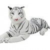 EZLAM 30-120cm Grand Tigre Léopard Panthère en Peluche Jouet en Peluche Simulation Tigre Blanc Jaguar Poupée Enfants Enfants 