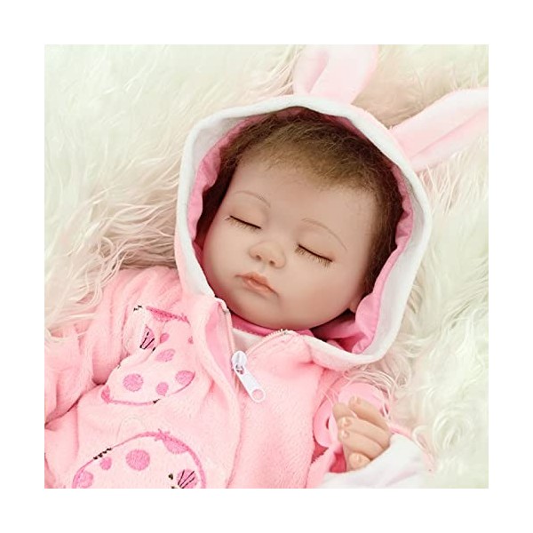 Poupée Reborn de 40,6 cm, poupée Reborn en silicone, poupée nouveau-né Reborn Baby Dolls, The Best Birthday