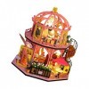 Maison de Poupée Miniature Cadeau Romantique Creative Room LED Lights House