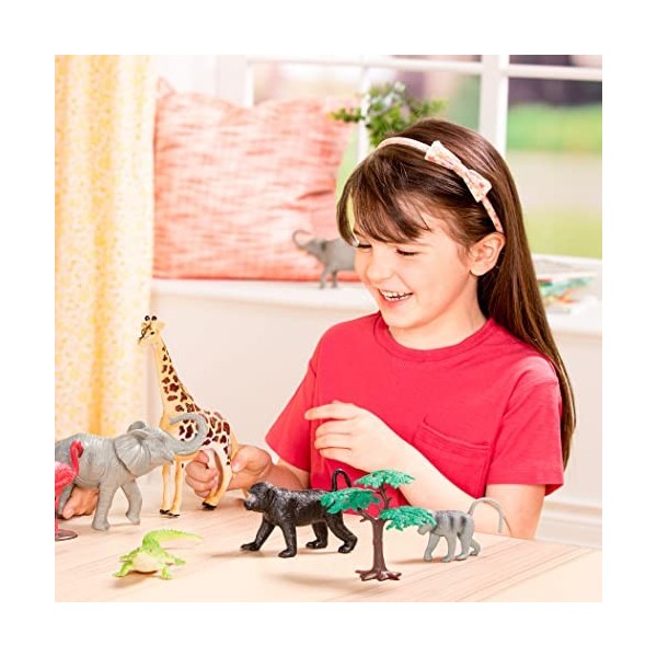 Terra by Battat Small Toy Playset – Wild Animal Figurines – Jungle World, AN2770Z, Couleur Unie, Large