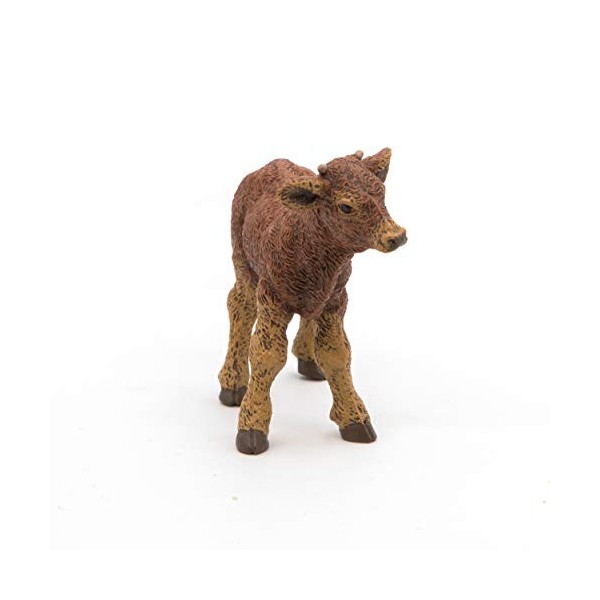 Papo- Veau limousin LA Vie A LA Ferme Animaux Figurine, 51132, Multicolore