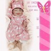 VVLXRIC Newborn Baby, 18Pouces Mou Tendre Poupee Reborn Fille Silicone, Coffret Cadeau De NoëL